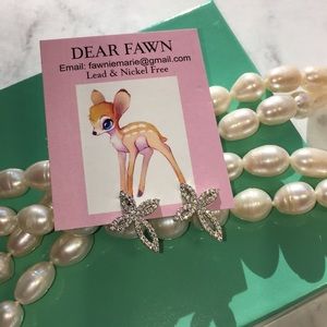 New Silver Hypoallergenic Silver Cross Earrings